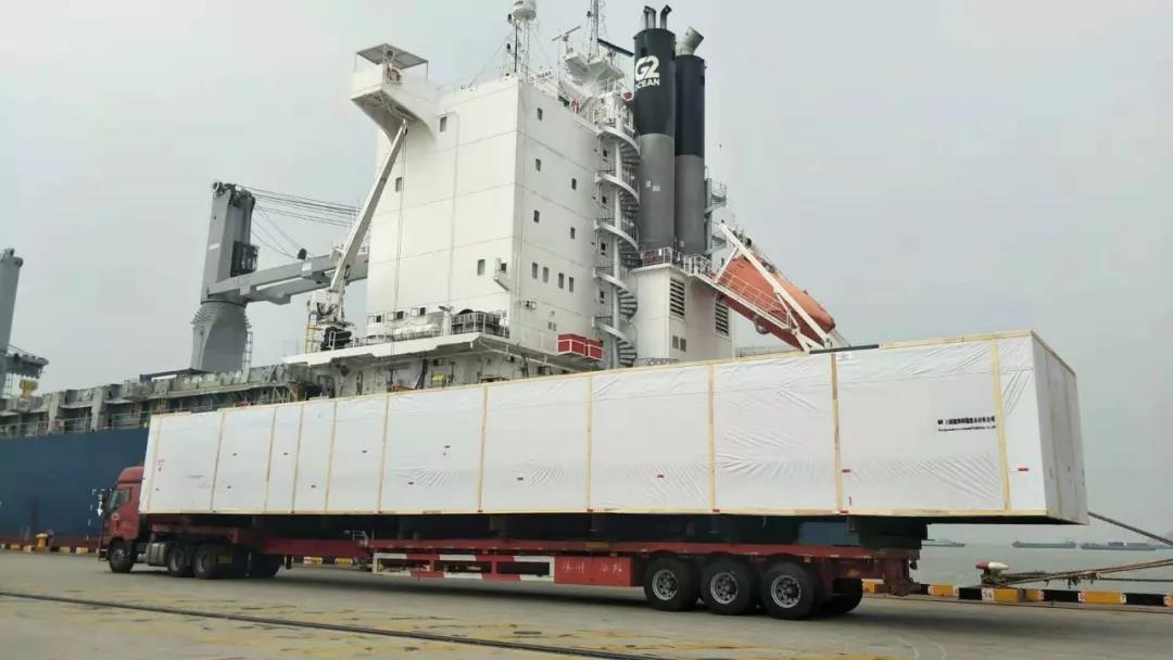 真空皮帶機出口